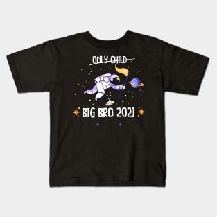 big brother 2021 boy astronaut pregancy announcement Kids T-Shirt